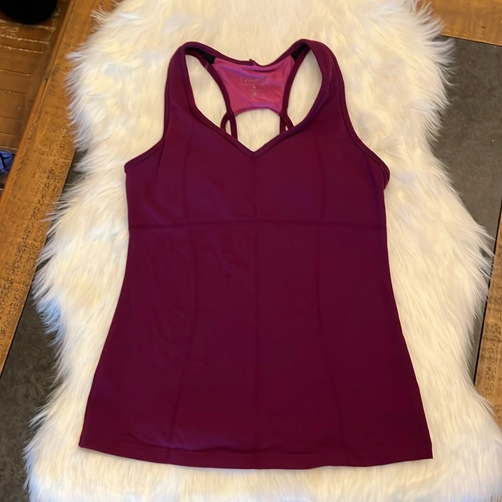 Athleta Tank Strappy Racerback Purple